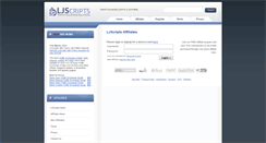 Desktop Screenshot of affiliates.ljscripts.com